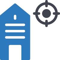 building target vector illustration on a background.Premium quality symbols.vector icons for concept and graphic design.