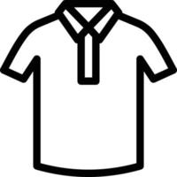 ilustración de vector de camisa en un fondo. símbolos de calidad premium. iconos vectoriales para concepto y diseño gráfico.