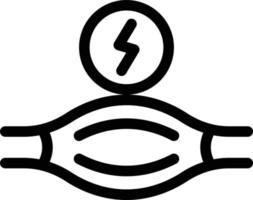 muscle power vector illustration on a background.Premium quality symbols.vector icons for concept and graphic design.