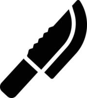 ilustración de vector de cuchillo en un fondo. símbolos de calidad premium. iconos vectoriales para concepto y diseño gráfico.