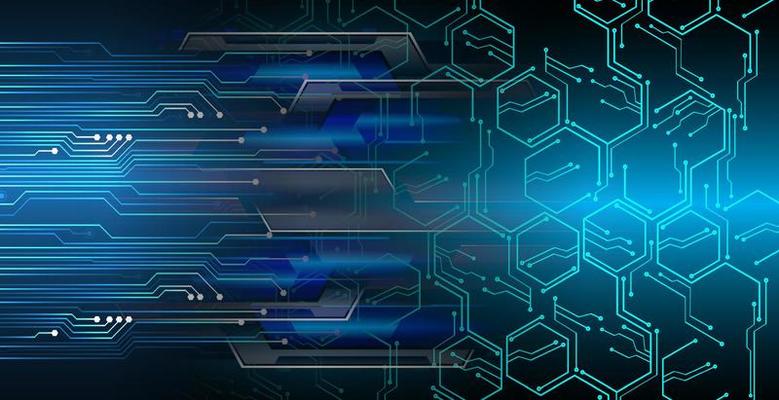 cyber circuit future technology concept background