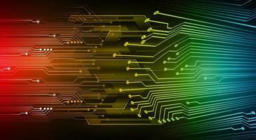cyber circuit future technology concept background vector