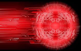 eye cyber circuit future technology concept background vector