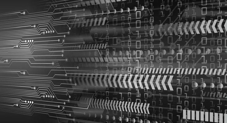 cyber circuit future technology concept background