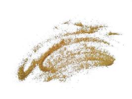 Wood powder on white background. Wood sawdust isolated on white background photo