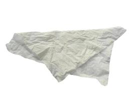 White crumpled paper texture for background. Crumpled paper isolated on white background photo