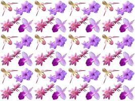 Pattern Flowers background photo