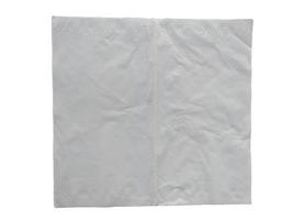 White crumpled paper texture for background. Crumpled paper isolated on white background photo
