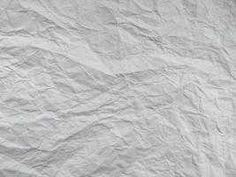 Crumpled paper texture. Crumpled paper isolated on white background photo