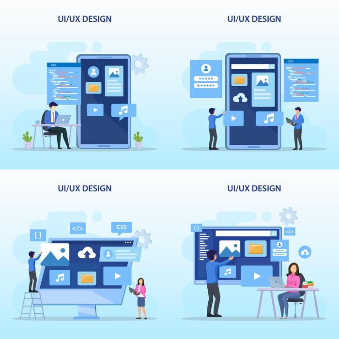 Ui Ux Designing Vector Art, Icons, and Graphics for Free Download
