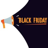 Black friday sale. Conceptual Design illustration, Flat vector template style Suitable for Web Landing Pages.