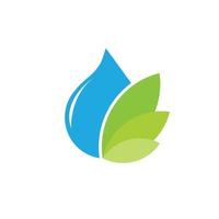 Nature wet logo vector