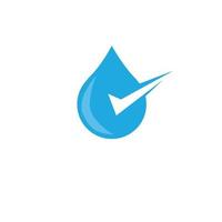 buen logotipo de agua vector