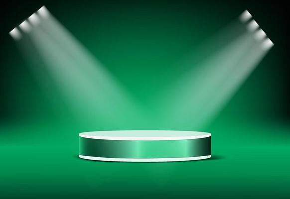 Green Spotlight Vector Art Icons and Graphics for Free Download