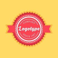 Vintage badge and label template