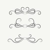 Vector collection of vintage vignettes and flourishes.