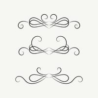 Vector collection of vintage vignettes and flourishes.