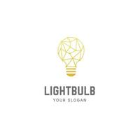 Bulb tech logo design template, smart bulb, lightbulb idea tech, lightbulb technology vector