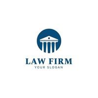 Lawyer logo design template, law firm, justice logo, law logo for lawyers and courts vector