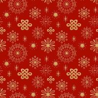 Chinese traditional oriental ornament background, pattern seamless vector