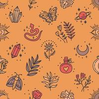 Boho  highlight covers pattern vector