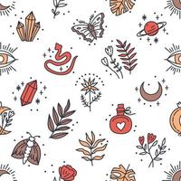 Boho  highlight covers pattern vector