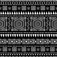 Navajo seamless pattern. Ikat background with traditional design texture vector