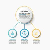 Presentation business infographic template vector