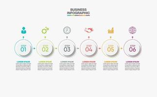 Presentation business infographic template vector