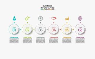 Presentation business infographic template vector