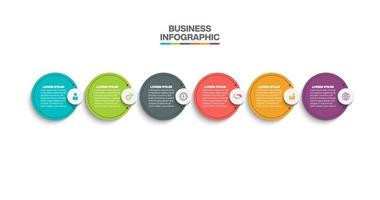 Presentation business infographic template vector