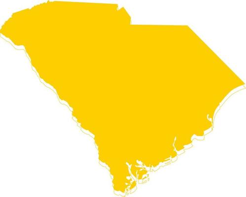 America South Carolina map