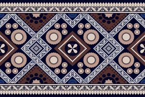 Abstract design with geometric shapes interspersed with beautiful patterns. vector
