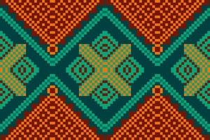 Abstract design with beautiful pixelated geometric shapes. vector