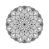 Ornamental Mandala design for coloring page Premium Vector - Easy to Edit