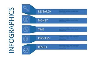 Vector Infographic design with icons. process diagram, flow chart, info graph, Infographics for business concept, presentations banner, workflow layout.