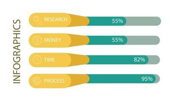 Vector Infographic design with icons. process diagram, flow chart, info graph, Infographics for business concept, presentations banner, workflow layout.