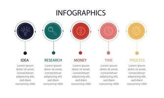 Vector Infographic design with icons. process diagram, flow chart, info graph, Infographics for business concept, presentations banner, workflow layout.