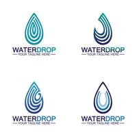 Water drop Logo Template vector illustration design