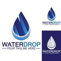 Water drop Logo Template vector illustration design