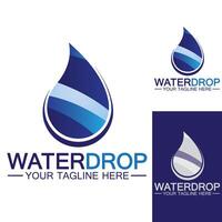 Water drop Logo Template vector illustration design