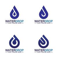 Water drop Logo Template vector illustration design