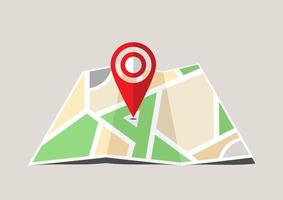 Location pin icon. I'm here. Vector illustration of map location pin