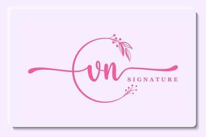 luxury signature logo design. Handwriting vector logo design illustration image