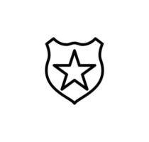 plantilla de diseño de logotipo de vector de icono de escudo