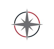 Compass icon vector logo design template