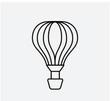 Balloon icon vector logo design template