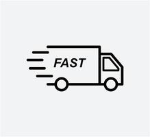 Delivery icon vector logo template