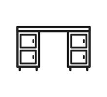 Cabinet icon vector logo design template