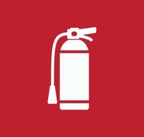 Extinguisher icon vector logo design template